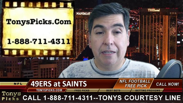 New Orleans Saints vs. San Francisco 49ers Free Pick Prediction NFL Pro Football Odds Preview 11-9-2014