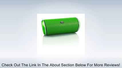 Скачать видео: JBL Flip Portable Stereo Speaker with Wireless Bluetooth Connection (Green) Review