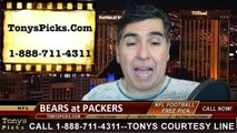 Green Bay Packers vs. Chicago Bears Free Pick Prediction NFL Pro Football Odds Preview 11-9-2014