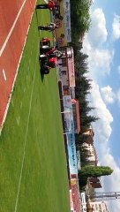 Shibaura Çim Bakım Traktörü ve Refexim Kök Havalandırma Makinesi