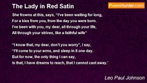 Leo Paul Johnson - The Lady in Red Satin