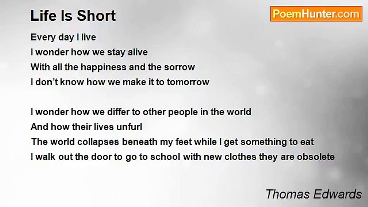 Thomas Edwards - Life Is Short
