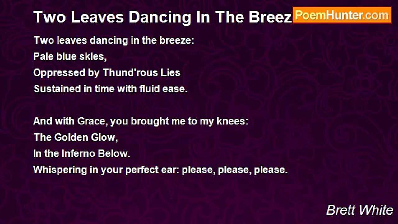 Brett White - Two Leaves Dancing In The Breeze