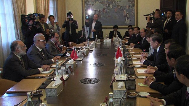 ابن كيران يتباحث مع رئيس اللجنة الوطنية للمؤتمر الاستشاري السياسي للشعب الصيني