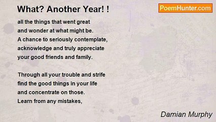 Damian Murphy - What? Another Year! !