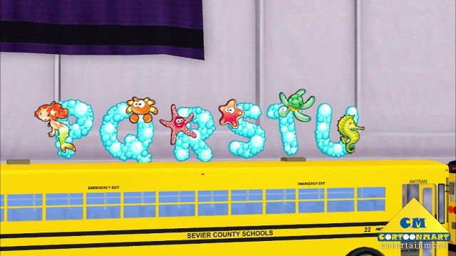 school bus ABC Rhymes for Children ABC Songs for Preschool Nursery Rhymes