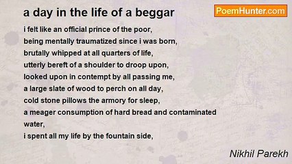 Nikhil Parekh - a day in the life of a beggar