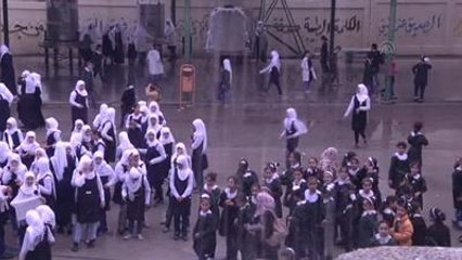 Gazze'de Kış Yağmurları Okulları Olumsuz Etkiledi