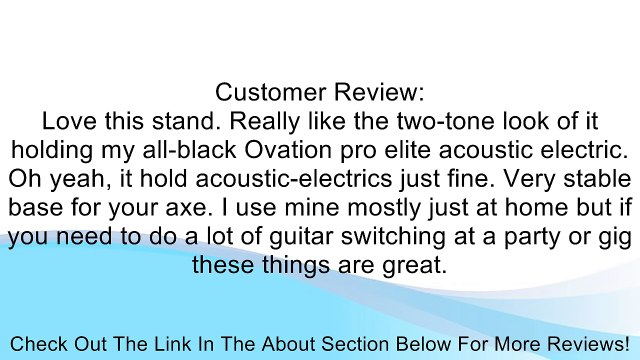 D&A Icestand Folding Electric Guitar Stand with Lifetime Guarantee Review
