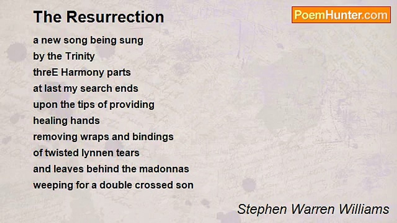 Stephen Warren Williams - The Resurrection