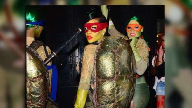 Rihanna Comes Out of Shell for Halloween