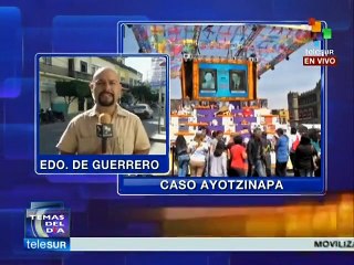 Inicia marcha de los "43 X 43" en apoyo a normalistas de Ayotzinapa