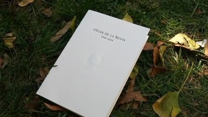 Mourning a legendary designer, Oscar de la Renta