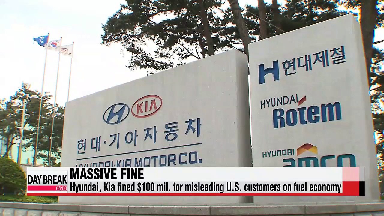 Hyundai, Kia fined $100 mil. for misleading U.S. customers on fuel economy