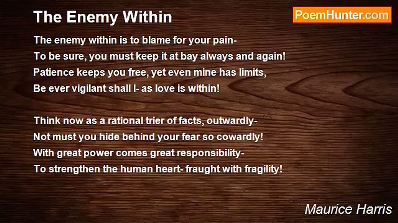 Maurice Harris - The Enemy Within