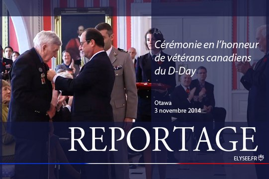 [REPORTAGE] Cérémonie en l'honneur de vétérans canadiens du D-Day #CanadaPR