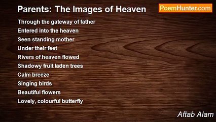 Aftab Alam - Parents: The Images of Heaven
