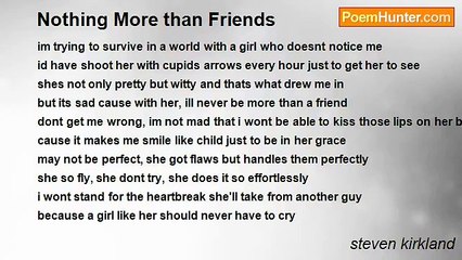 steven kirkland - Nothing More than Friends