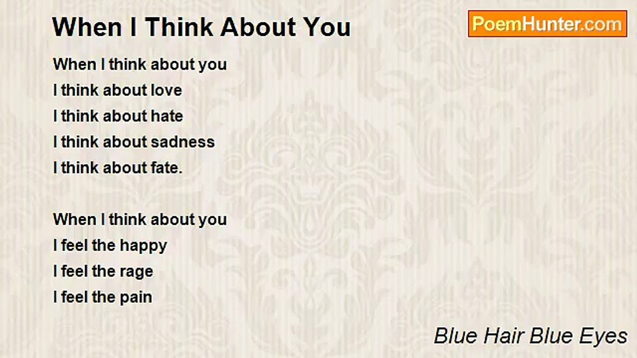Blue Hair Blue Eyes - When I Think About You