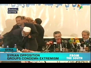 Syria: 16 opposition parties vow to fight extremists
