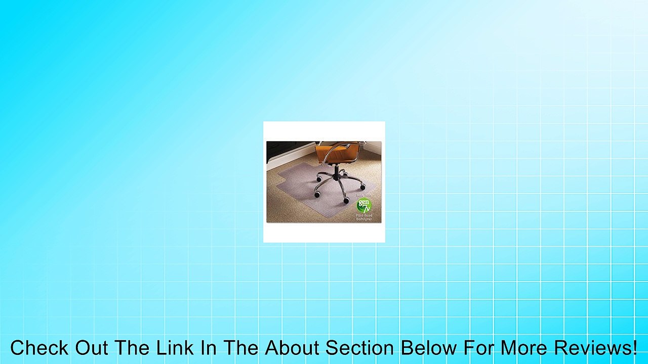 ProSource 48" x 36" Clear Multitask PVC Office Chair Floor Mat For Hardwood Floors (48" x 36" with Lip) Review