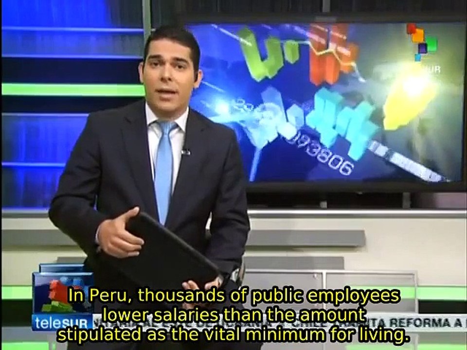 Peru: Thousands of public employees earn less than minimum wage