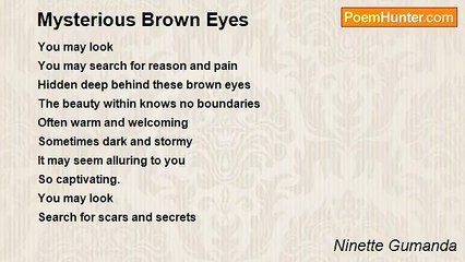 Ninette Gumanda - Mysterious Brown Eyes