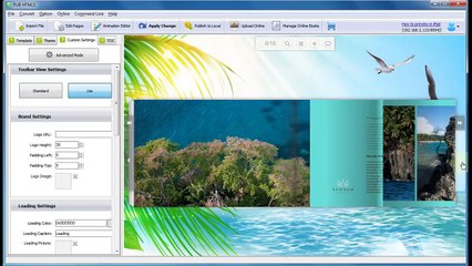 Show you Company Information on HTML5 FlipBook