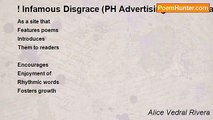 Alice Vedral Rivera - ! Infamous Disgrace (PH Advertising Commentary 2014)