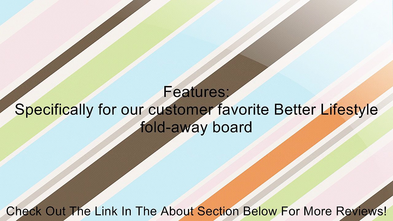 Premium Ironing Board Cover/Pad/Pad for LIFESTYLE (Better) Wall-Mount Models ClarUSA Review