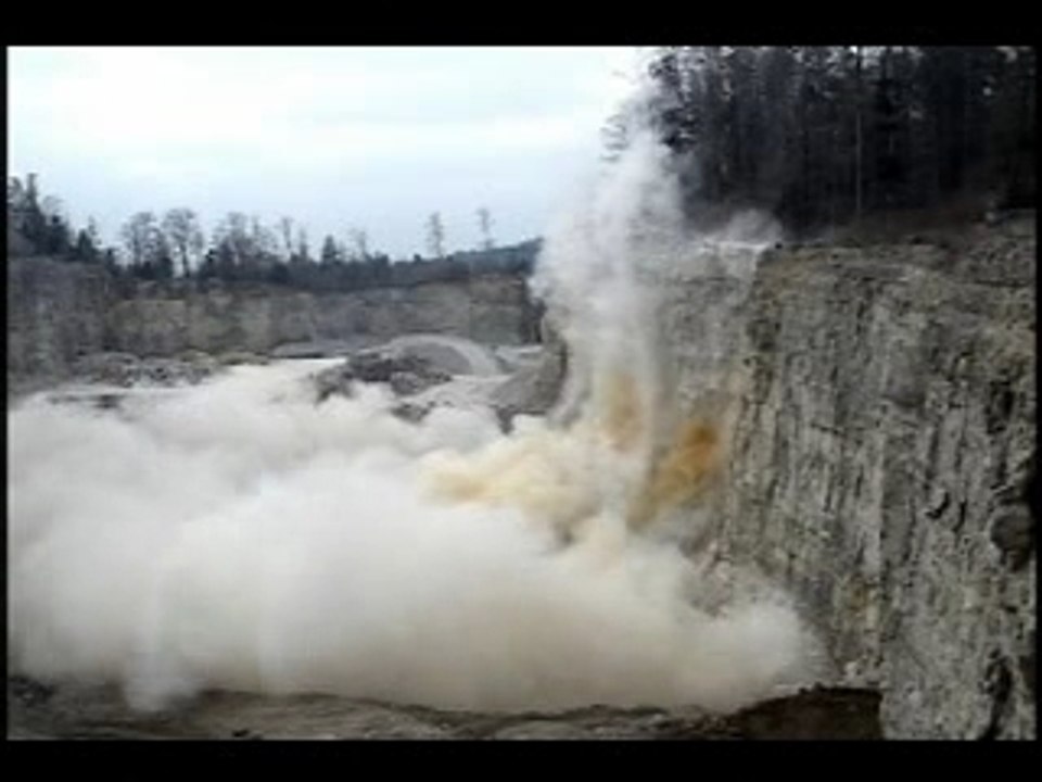 Tire de mine carrière