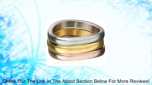 Multi-Ion Plated Stainless Steel Stackable Ring Set Review