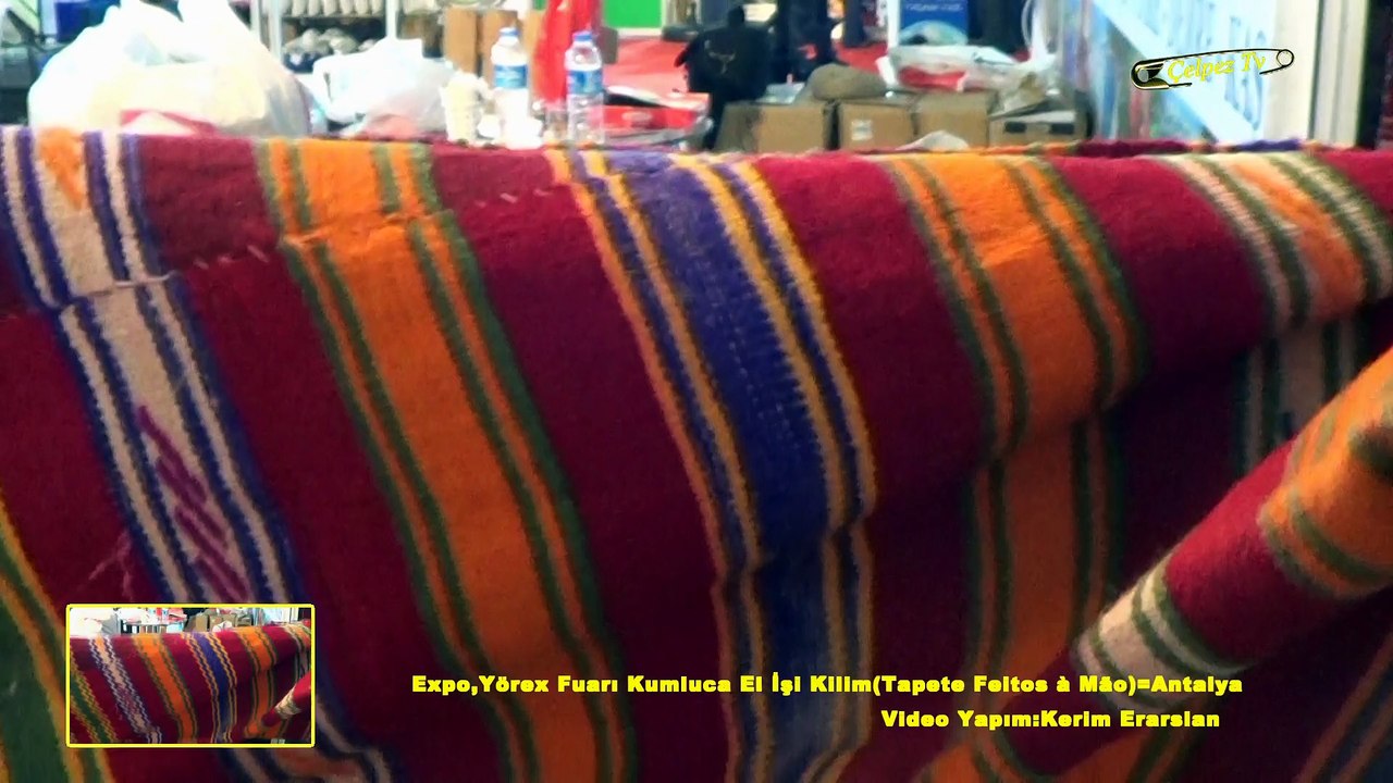 Expo,Yörex Fuarı Kumluca El İşi Kilim(Tapete Feitos à Mão)=Antaly
