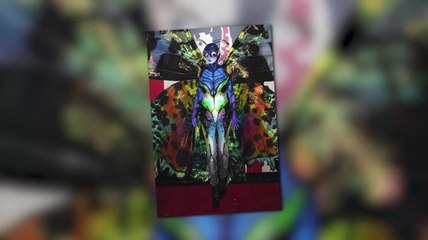 Heidi Klum se transforma en mariposa