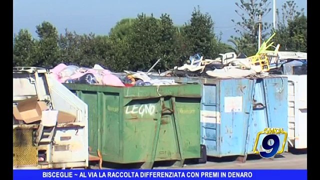 BISCEGLIE | Al via la raccolta differenziata con premi in denaro