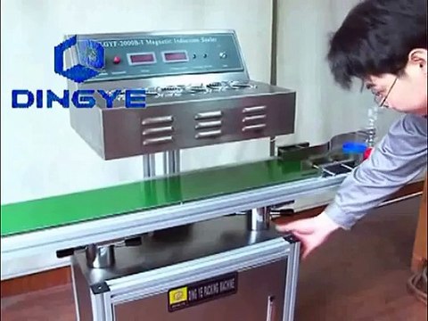 máy dán màng nhôm hũ nhựaLGYF 2000BX, máy ép màng seal hộp nhựa