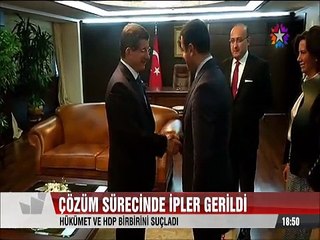Çözüm sürecinde ipler gerildi hükümet ve HDP birbirini suçluyor