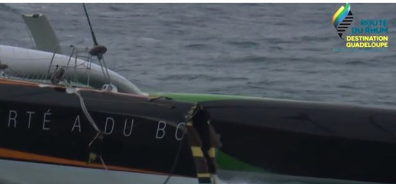 Route du rhum : résumé d'un premier jour cauchemardesque