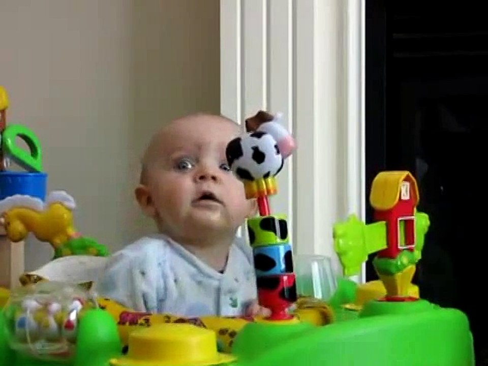 Baby Scared Of Moms Nose Blowing Video