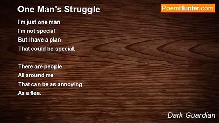 Dark Guardian - One Man's Struggle