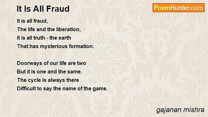 gajanan mishra - It Is All Fraud
