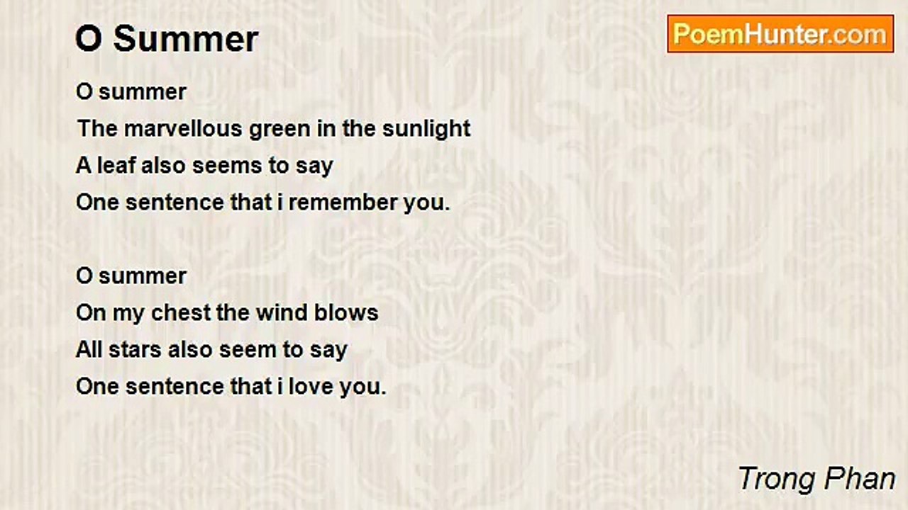 Trong Phan - O Summer