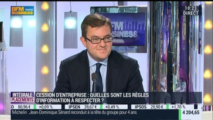 Cession d'entreprise: le droit d'information des salariés est à présent en vigueur: Fabien Vatinel - 04/11