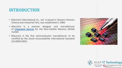 Macronix Integrated Circuits and NVM