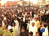 10th Muharram processions underway countrywide-Geo Reports-04 Nov 2014
