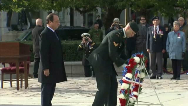 L'hommage de Hollande aux Canadiens morts en France entre 1914 et 1918