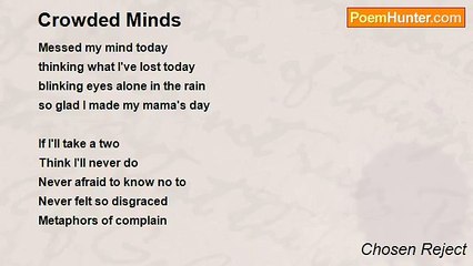 Chosen Reject - Crowded Minds