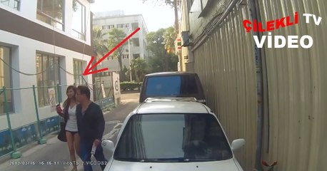 Çin'de Güvenlik Kamerasına Bakın Ne Takıldı