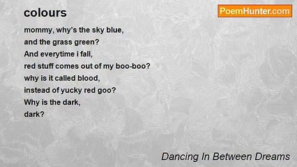 Dancing In Between Dreams - colours