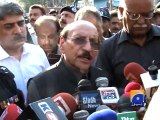 CM Sindh visited M.A. Jinnah road to review the security arrangements-Geo Reports-04 Nov 2014